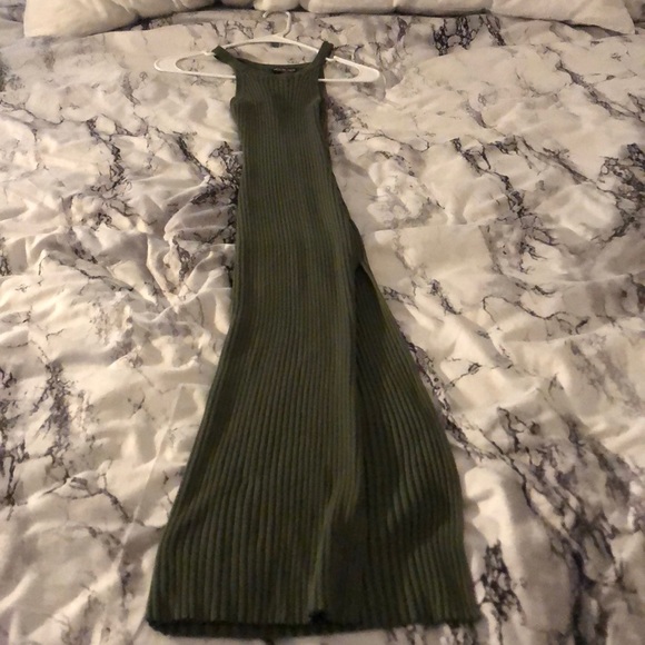 Fashion Nova Dresses & Skirts - Fashionnova olive green dress size small